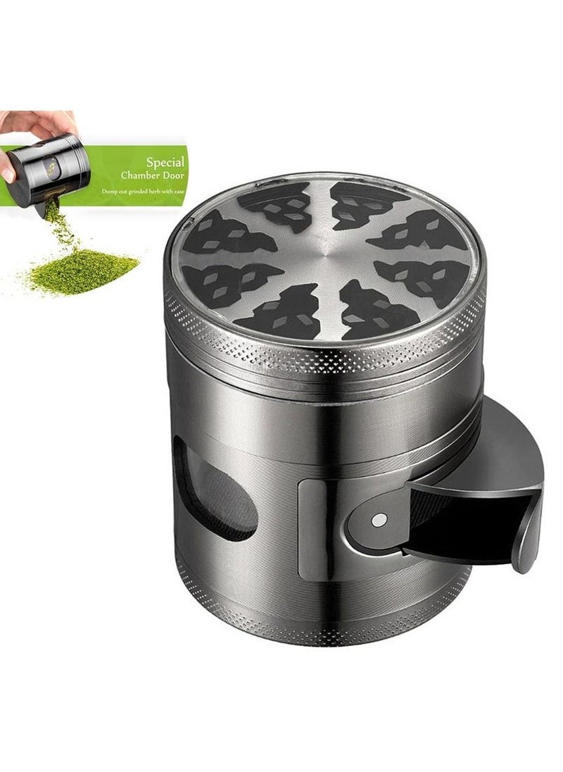Generic 60MM 4 Layer Spice Crusher With Magnetic Lid  - Image 4