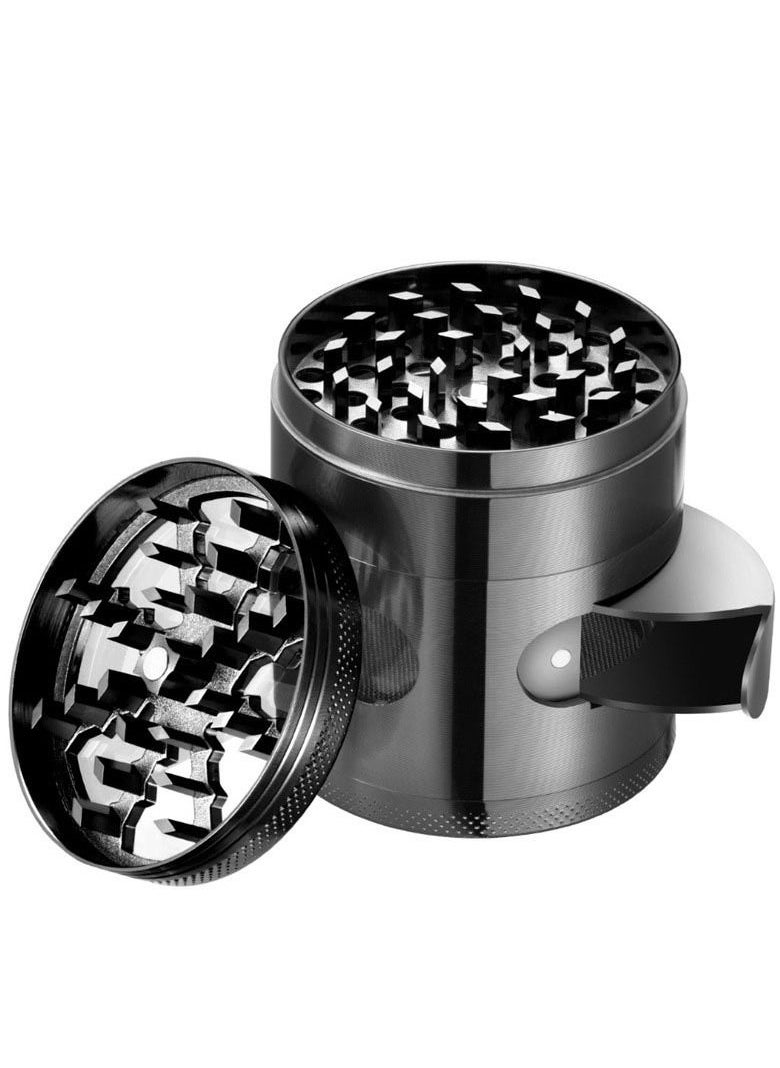 Generic 60MM 4 Layer Spice Crusher With Magnetic Lid  - Image 1