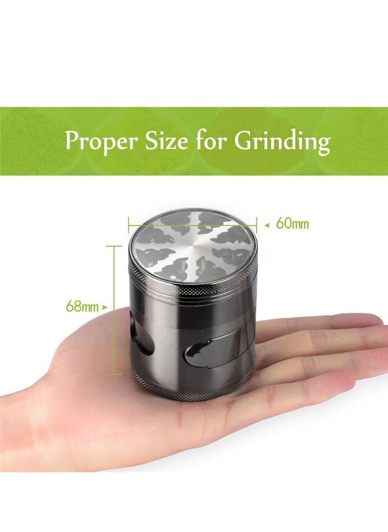 Generic 60MM 4 Layer Spice Crusher With Magnetic Lid  - Image 5
