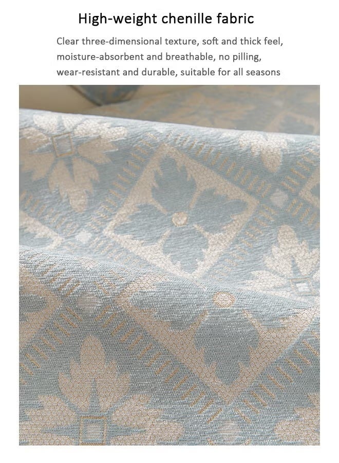 Bukela Sofa Cover Sofa Pad French Style High-Grade Sofa Cushions For All Seasons Couch Furniture Protector Modern Chenille Non-Slip Cushions Sofa Cover Cloth Multi -Sized Wear Resistance, Dirty, Washing, Can Be Removed (1PCS) - Image 5