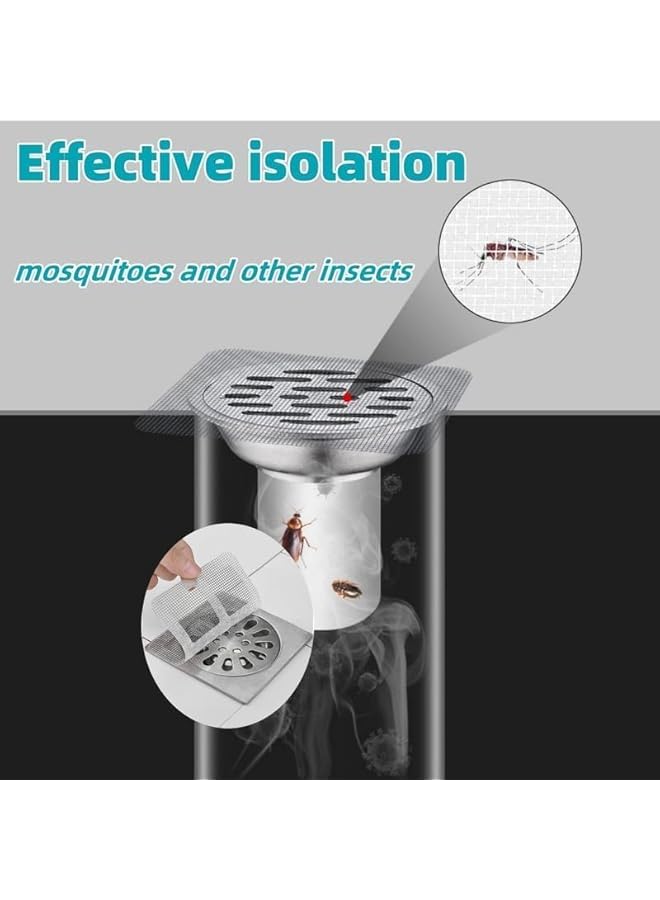 The Bros Disposable Hair Drain Stickers, 2024 New Drain Cover Hair Catcher for Bathroom Laundry Bathtub Kitchen (20) - Image 3