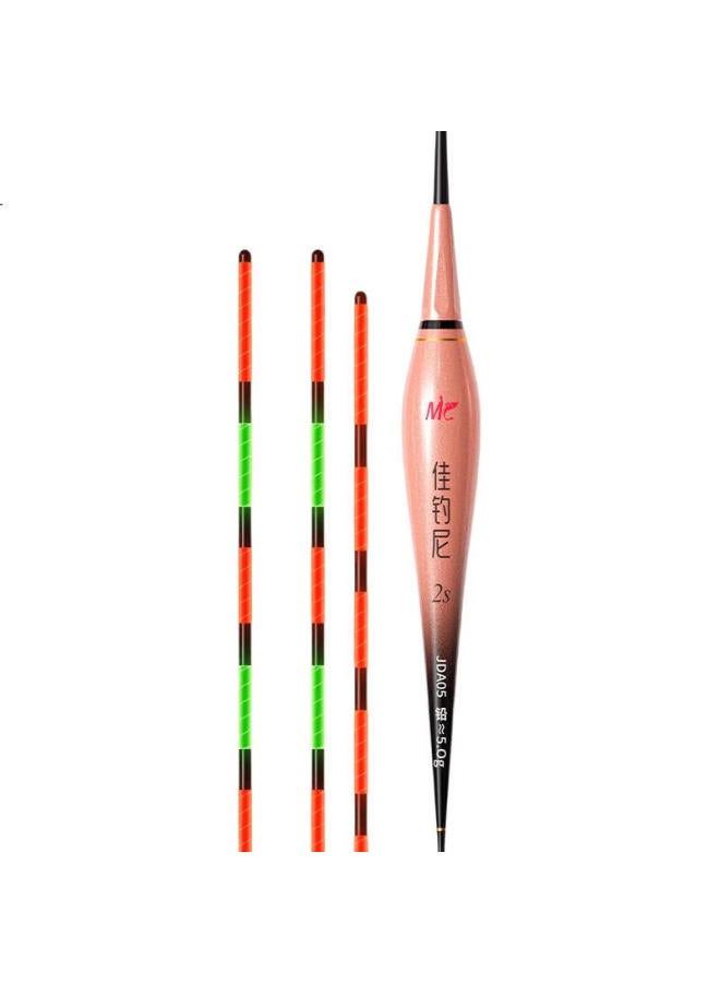 Jiadiaoni Night Luminous Bite Hook Color-Changing Electronic Float High Brightness Eye-Catching High Sensitivity Crucian Carp Float Floating In Water Without Shadow Float 5-2 Unchanged - Image 3