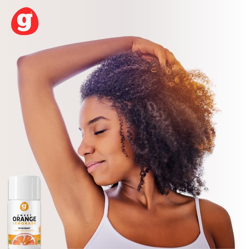 GROWING BASICS Citrus Hibiscus, Natural Deodorant for Women, Girls, Safe for Kids | Non-Toxic, Aluminum-Free | Sweat + body odor Protection 2 PACK (Sweet Orange Lemonade) Lasts Up to 6 Months - Image 5