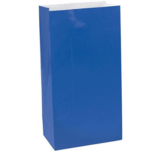 Unique Party Vibrant Royal Blue Paper Party Bags (Pack of 12) - Premium Quality, Perfect for Celebrations & Gifts - Image 5