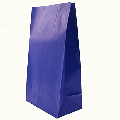 Unique Party Vibrant Royal Blue Paper Party Bags (Pack of 12) - Premium Quality, Perfect for Celebrations & Gifts - Image 3