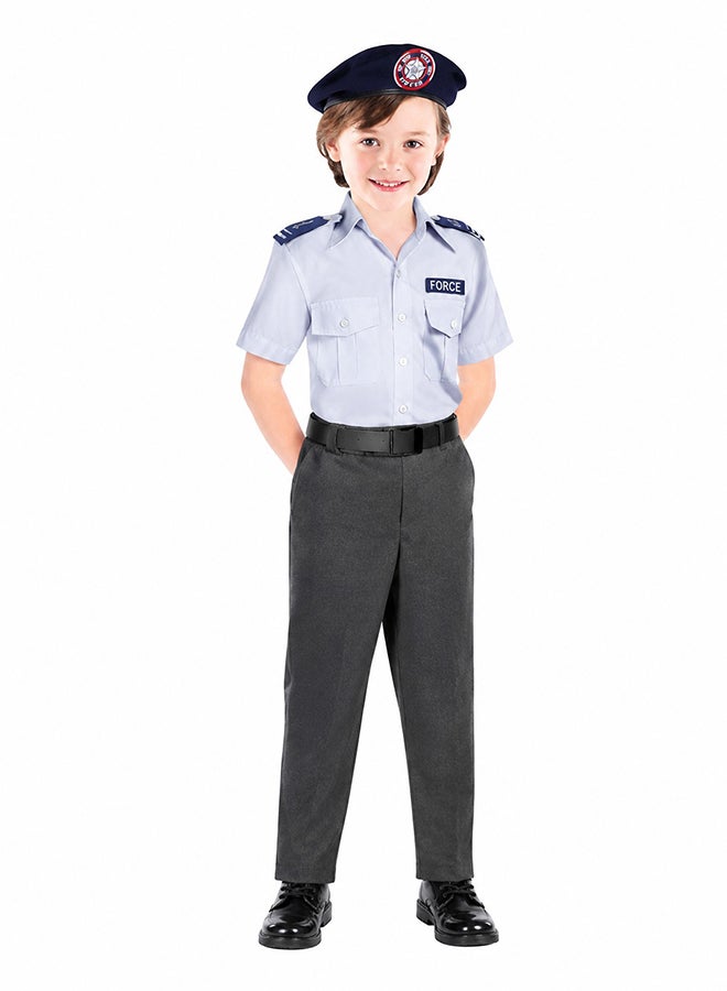 Toy Land Kids Police Officer Costume Set with Hat – Police Fancy Dress Outfit for Boys of age 8 to 9 years - Image 2