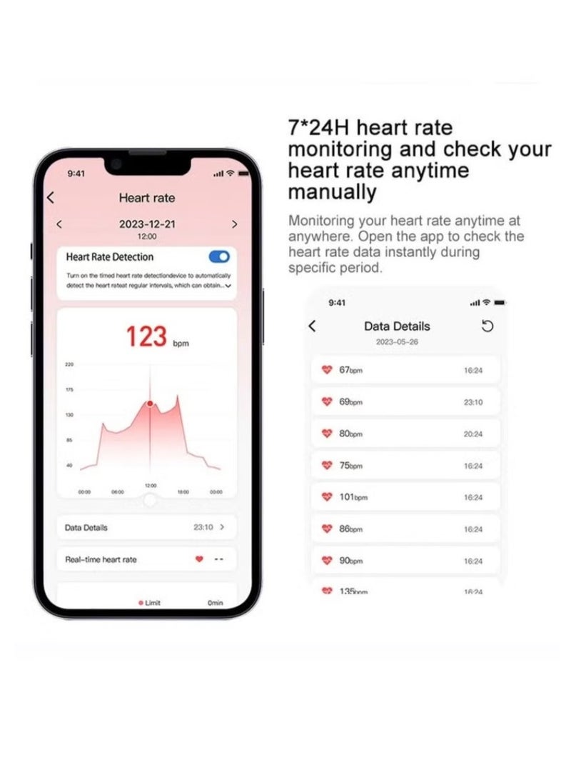 R02 Smart Ring Military Grade Titanium Steel Shell Health Monitoring IP68 & 3ATM Waterproof Multi-sport Modes (Deep Grey, 18.1mm) - Image 3
