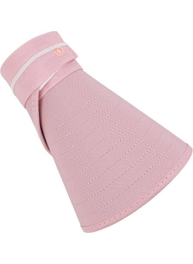 Women Sun Wide Brim UV Protection Fishing Hats Foldable Ponytail Summer Hat with Detachable Flap - Image 3