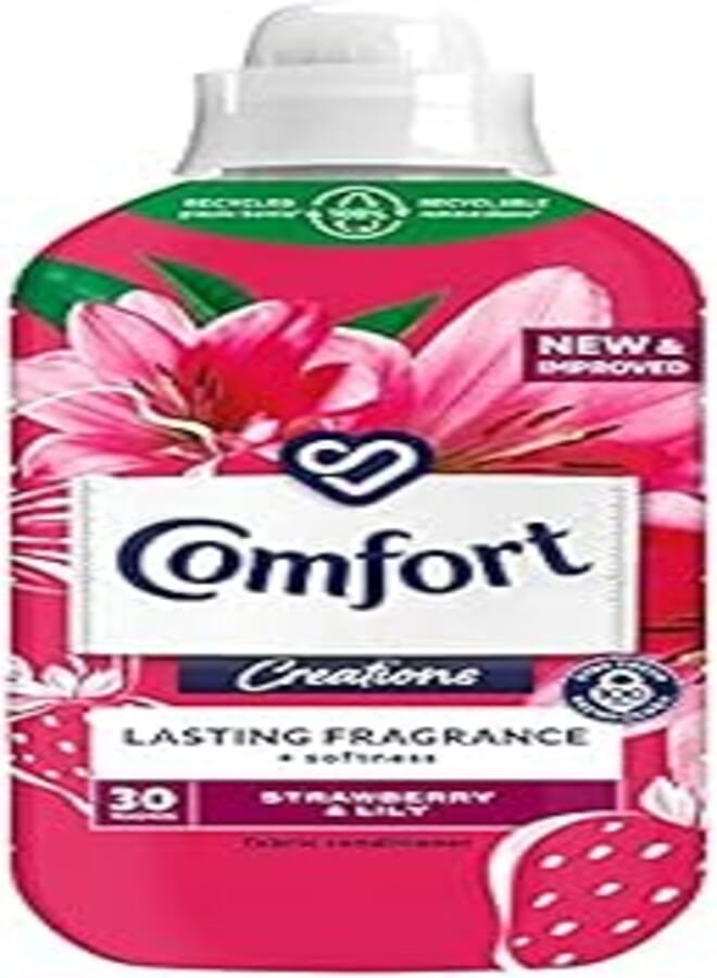 Comfort Creations Strawberry & Lily Fabric Conditioner with Stay Fresh technology for 100 days of freshness
