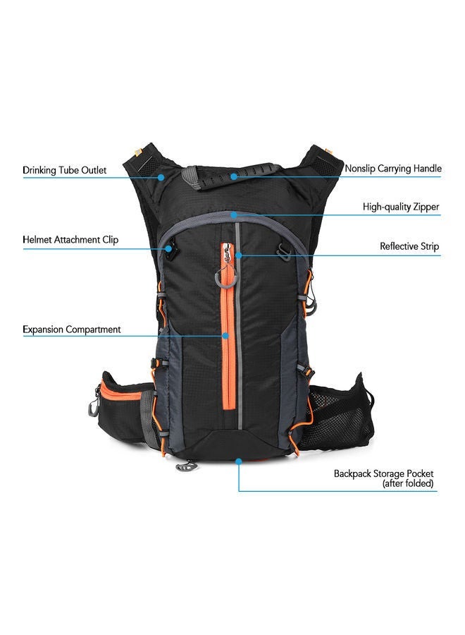 NIBEMINENT Foldable Cycling Hydration Backpack With Water Bladder - Image 2