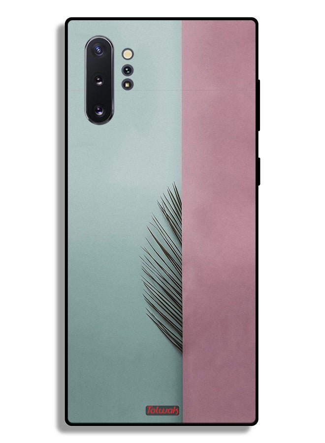 Tolwak Samsung Galaxy Note 10 Plus Protective Case Cover Half Leaves - Image 2