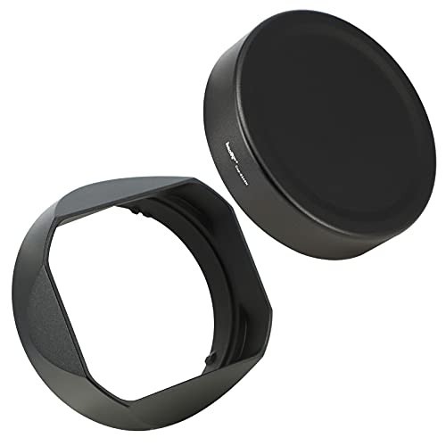 Haoge LH-S245N Bayonet Square Metal Lens Hood for Sony FE 50mm F2.5 G FE 40mm F2.5 G FE 24mm F2.8 G Lens Shade with Cap - Image 1