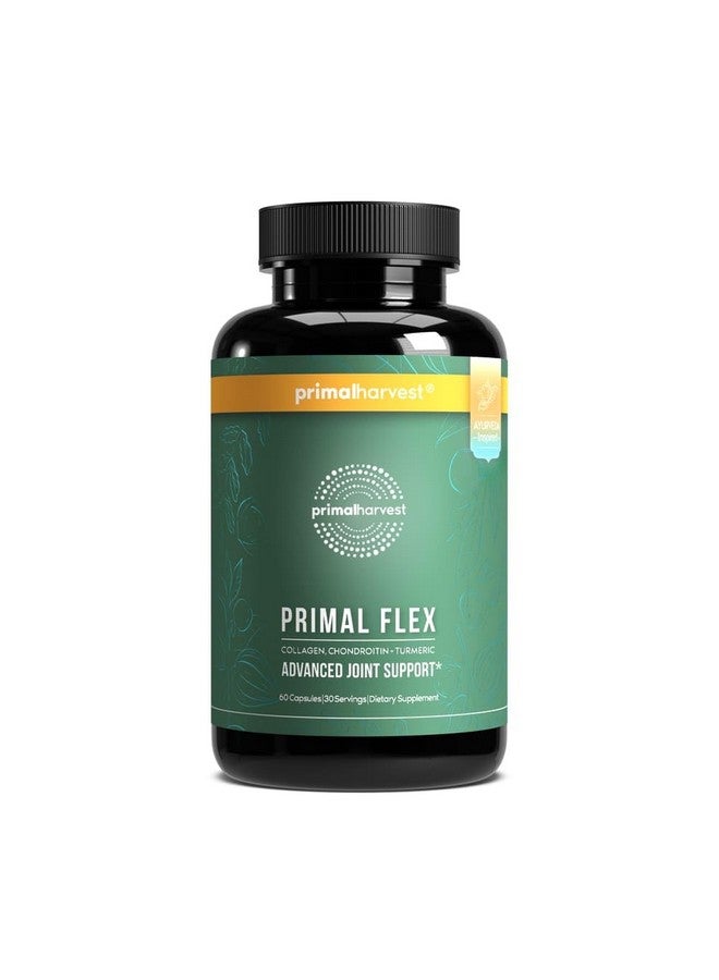 برايمال هارڤيست Primal Harvest، مكمل غذائي Primal Flex للمفاصل مع الكولاجين والكركم والبوسويليا والأشواغاندا (60 قطعة) عبوة واحدة - Image 1
