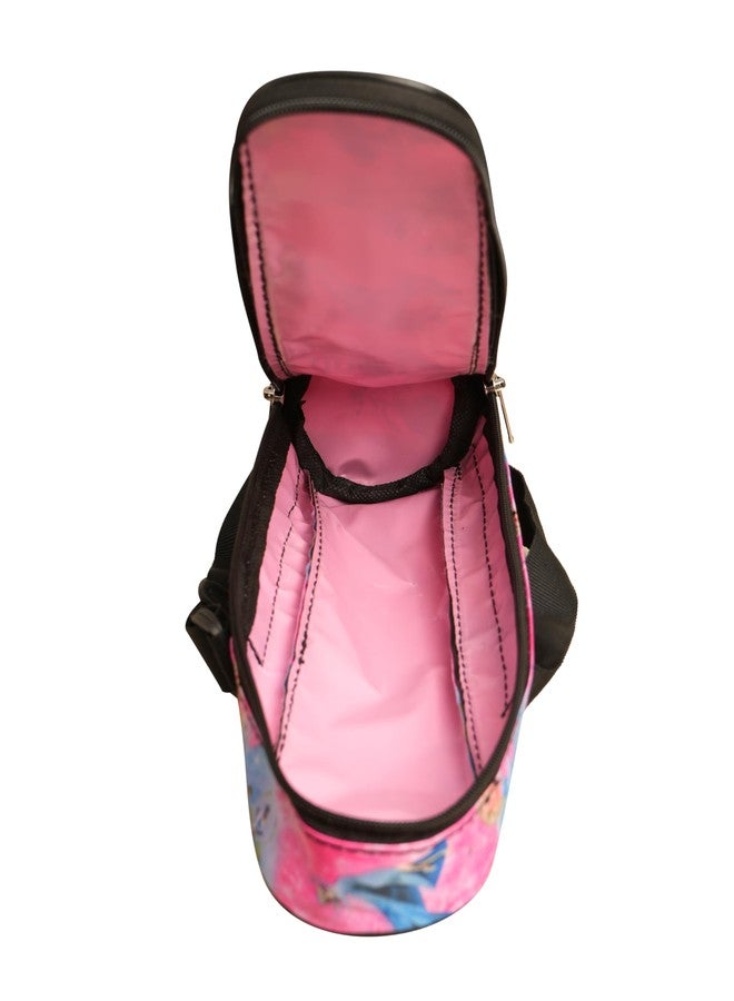 R TOUCH@ Water Bottle Cover for 500 ML- Bottels with Closure & Adjustable Water Bottel Cover for Office Men, Women & School Kids-Pink - Image 5