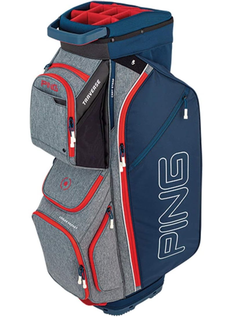 PING TRAVERSE 191 TROLLEY BAG-15 HETRD GRY/NVY/SRLET - Image 2