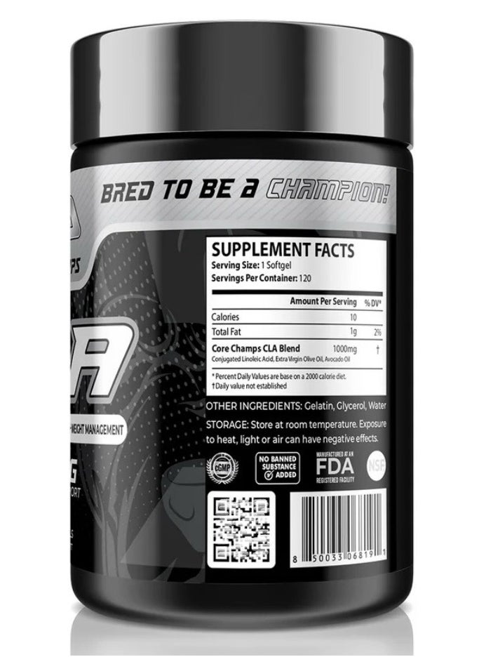 CORE CHAMPS - Core Champs CLA 1000mg 120 softgels - Image 1
