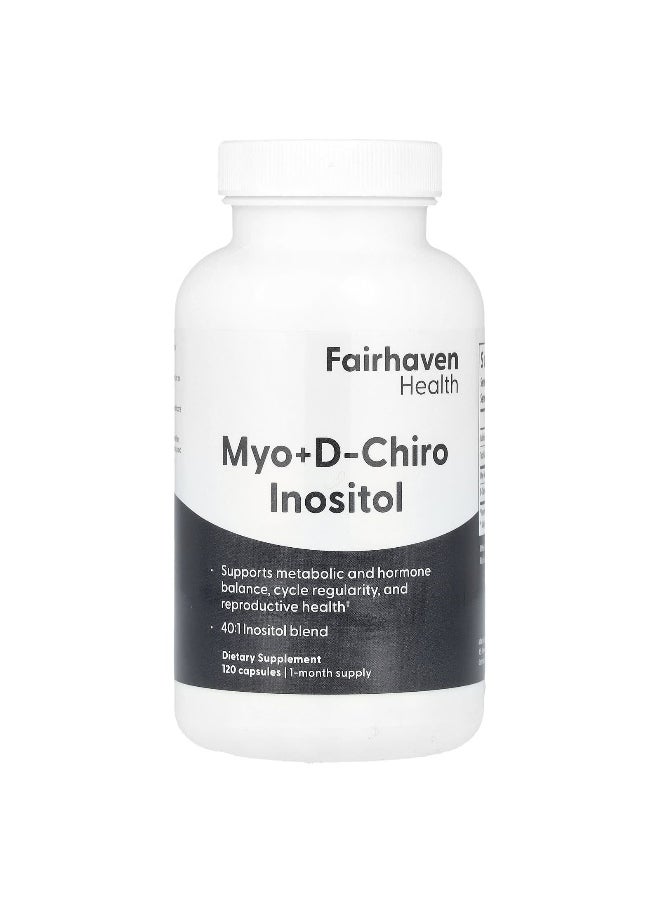 fairhaven health Fairhaven Health, Myo + D-Chiro Inositol, 120 Capsules 