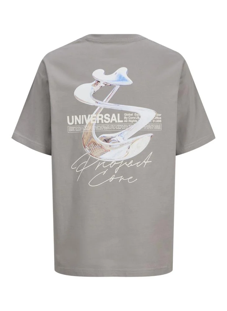جاك وجونز جونيور Kids Logo Crew Neck T-Shirt