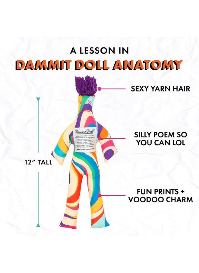 Dammit Doll - Classic Random Color Stress Relief Gag Gift 3 Dolls - Image 1