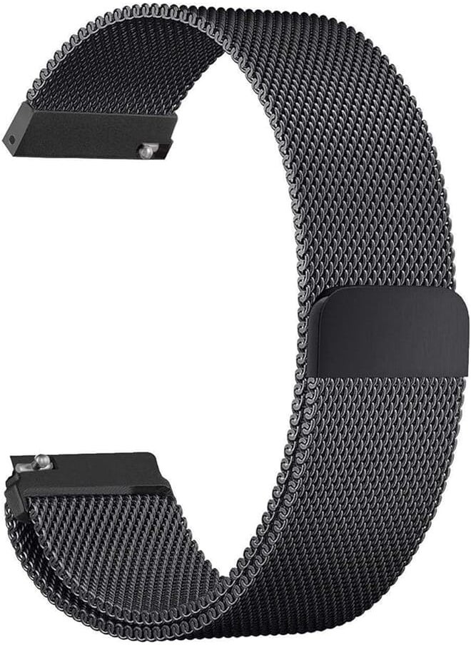 OR - Magnet Milanese Loop Stainless Steel Replacement Accessory Sport Fitness Wristband Bracelet Strap for Samsung Gear S3 Black - Image 1