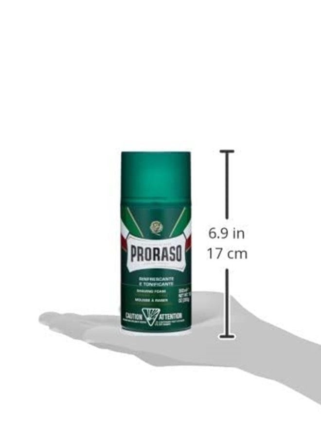 proraso - Shaving Foam, Refreshing and Toning, 10.3 Oz - Image 1