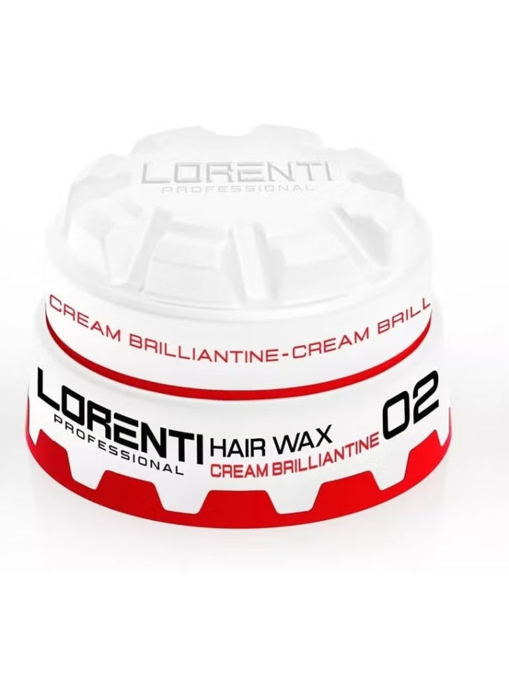 شمع الشعر رقم 2 كريم بريليانتين من لورنتي طوكيو وسيول (LORENTI TOKYO & SEOUL Hair Wax No.2 Cream Brilliantine