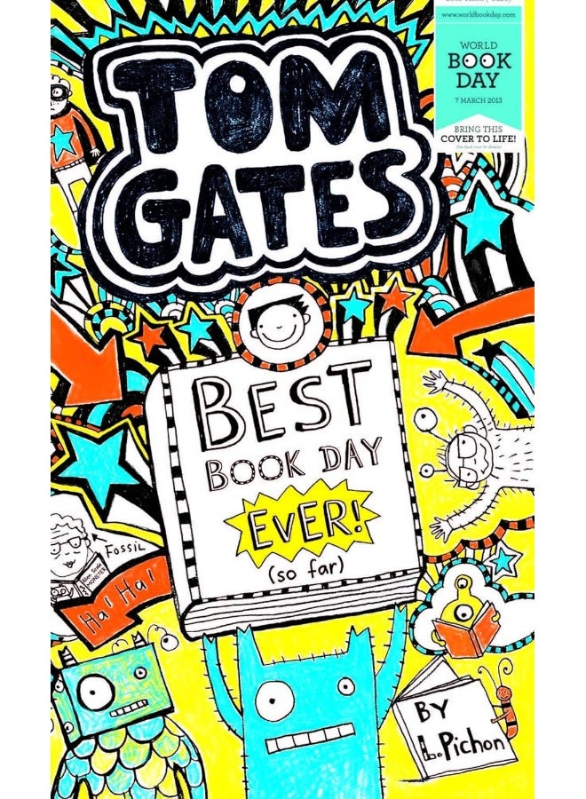 توم غيتس من سكولاستيك، أفضل يوم للكتاب حتى الآن (نسخة يوم الكتاب العالمي 2013) غلاف ورقي بواسطة ليز بيشون - Image 1