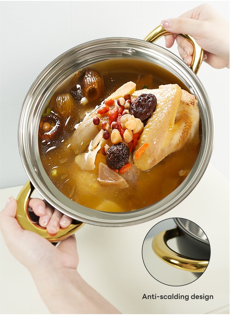 HausRoland Kitchen Multi-Function Non-Stick Soup Pot Set  - Image 5