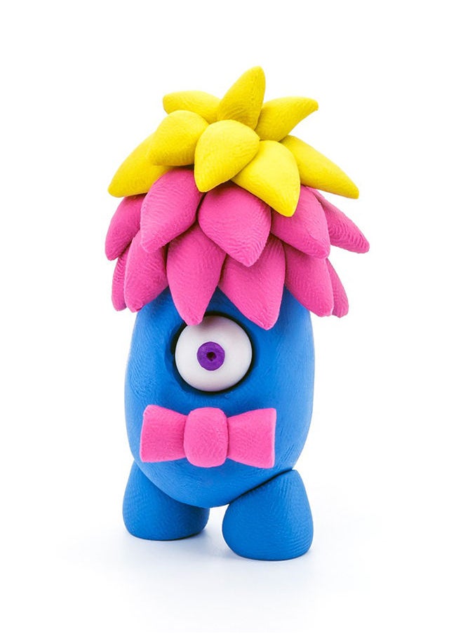 HEY CLAY - DIY Hipster Plastic Creative Modelling Air-Dry Clay For Kids 3 Cans - Image 1