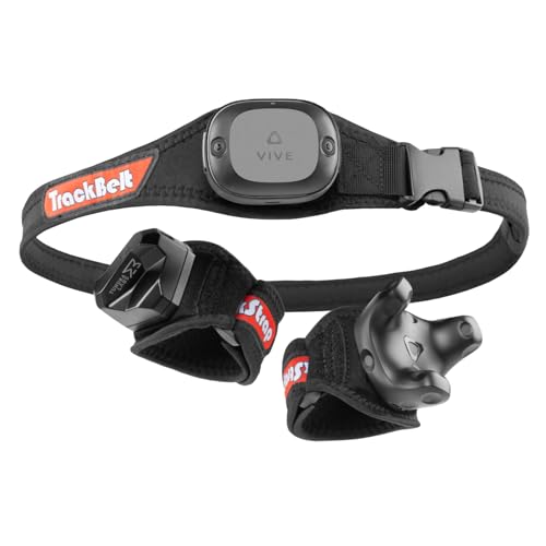 Rebuff Reality Trackstraps for Vive Tracker - Adjustable VR Full Body Tracking Straps, VR Chat Motion Capture, Compatible with Vive Tracker 3.0 2.0 Ultimate, Tundra, (Tracker Sold Separately) Black - Image 1