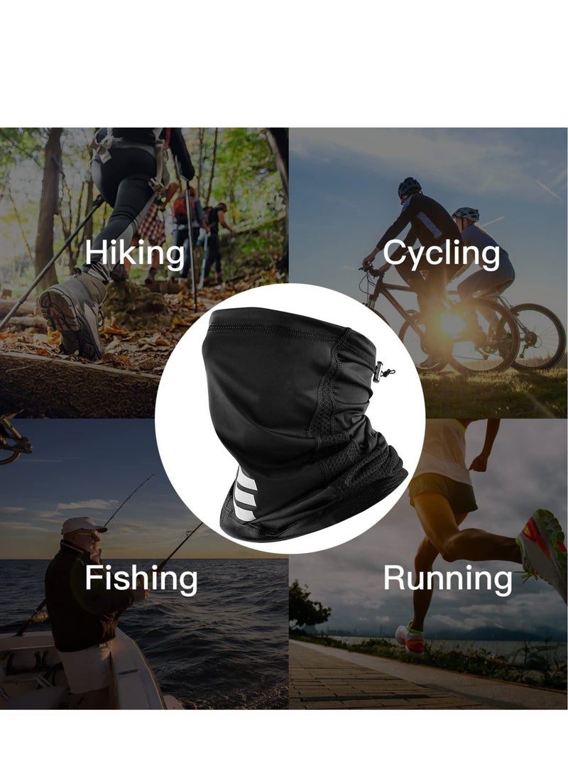 KASTWAVE Scarves for Men and Women - Adjustable Drawstring Breathable Windproof,Multifunctional Headwear with Reflective Strips for Cycling, Hiking  - Image 5