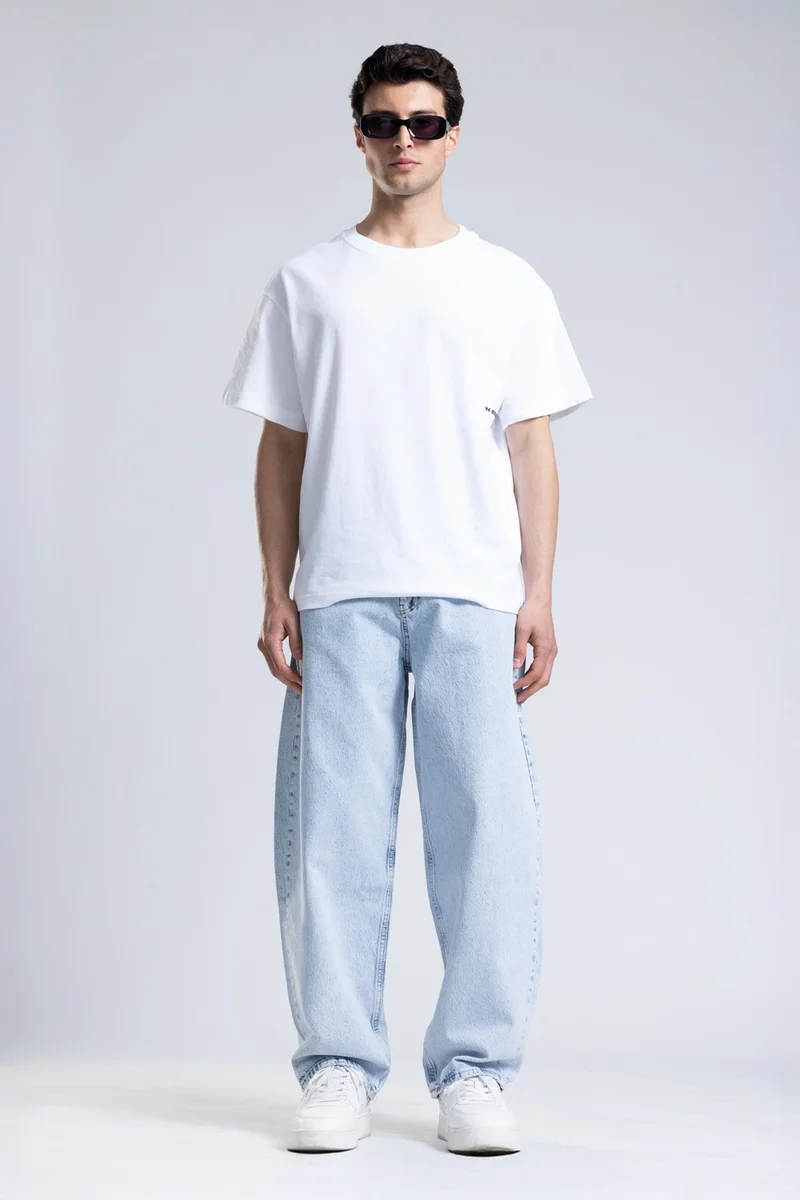 كاتش بنطال جينز فضفاض