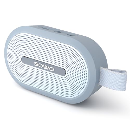 SOWO Wireless Portable Small Speaker, Ultra Magnetic Bluetooth Speaker for Golf Cart, Coverless IP67 Waterproof, 24 H Playtime, Pro Sound, Clip Hanging Design for Outdoor, Indoor - Blue - Image 1