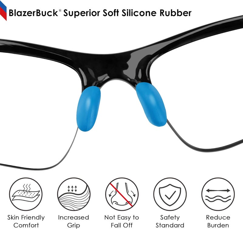 BLAZERBUCK Replacement Nose Pads Nose Piece for Oakley Flak 2.0/Flak 2.0 XL/Flak 2.0 Asian Fit/Flak XS/Flak XXS Sunglasses - Image 3