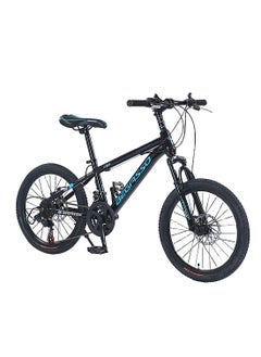 begasso 20-22 Inch Mountain Bike for 6-12 Years Boys and Girls, High Carbon Steel Lightweight and Stable Bicycle for Youth, with Adjustable Seat and Dual Brake Cycle  - Image 1