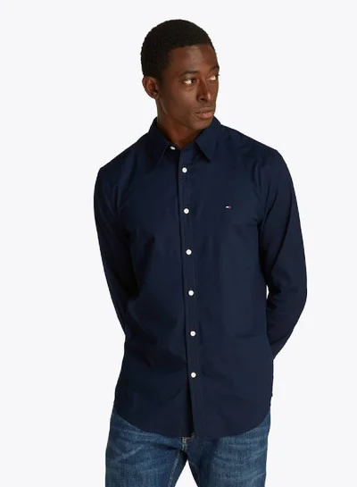 TOMMY HILFIGER TH Flex Slim Fit Poplin Shirt