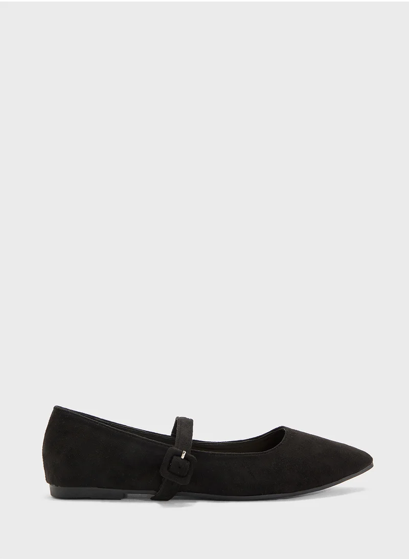 ELLA Classic Pointed Mary Jane Flat