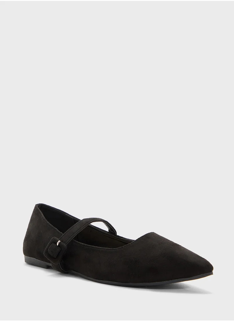 ELLA Classic Pointed Mary Jane Flat