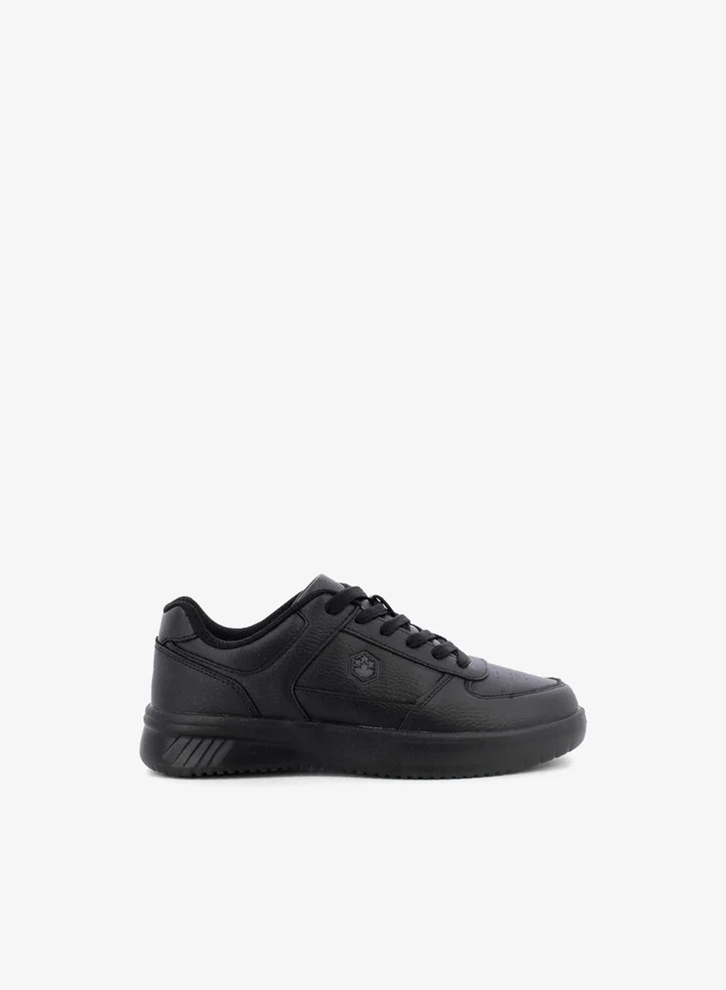 Lumberjack black Lumberjack Men's Black Casual Sneakers | Lightweight Lace-Up Walking Shoes | Comfortable Everyday Fashion Shoes | Durable Low-Top Lifestyle Sneakers for Men | Best Price UAE
