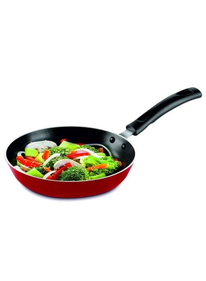 Kuber Industries Small Single Egg Nonstick Pan| Omelet Pan|Nonstick Cookware Granite Coating (Black) - Image 2