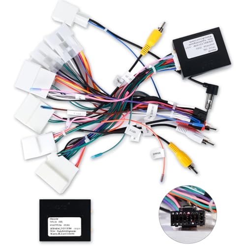 NHOPEEW JBL Harness Adapter for Toyota Car Stereo - 16 PIN Wiring Harness Power Cable - Plug and Play Power Cable for Toyota 4Runner Camry Corolla Prius RAV4 Tacoma with Canbus - Image 1