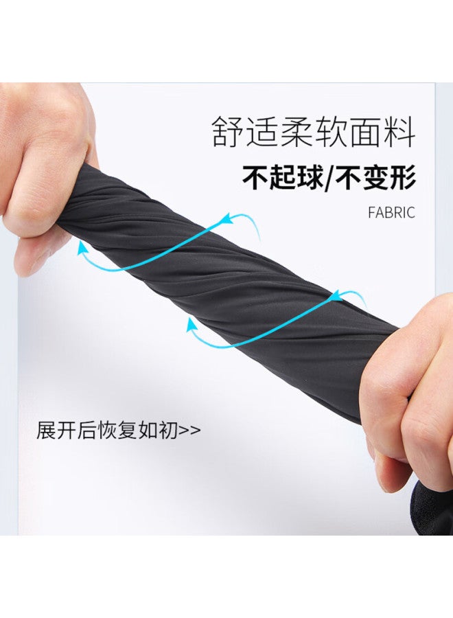 Pull Back Warrior Men's Summer Thin Loose-fit Sports Pants Ice Silk Men's Pants Grey 4XL - Image 2
