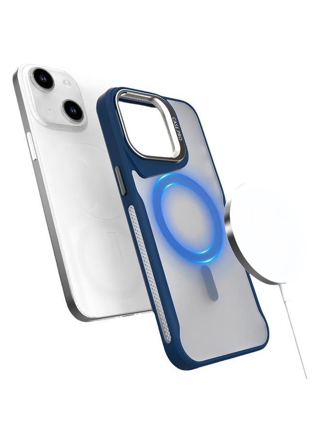 S-TOP Case For iPhone 15 Plus / 14 Plus Metal Bracket MagSafe Magnetic Phone Case - Image 1