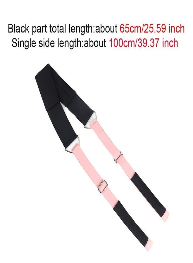 Xemz Yoga Stretching Strap, Improve Body Flexibility Stretch Strap Backbend Assist Trainer, Adjustable Leg Stretcher Home Gym Equipment for Pilates Splits Ballet Cheerleading Gymnastics Rehab (Purple) - Image 5