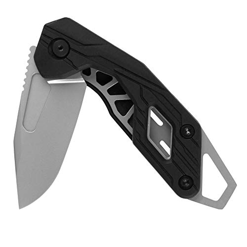 Kershaw سكين جيب قابلة للطي من كيرشو دايود، شفرة بطول 1.6 بوصة مع فتح يدوي، قفل بطانة (1230)، أسود - Image 1