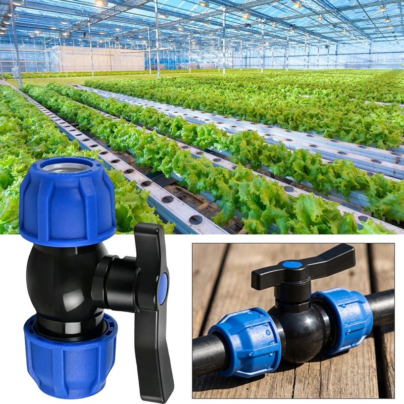 PE pipe quick-connect fittings, heat-free water pipe irrigation accessories, global valve switches - Image 5