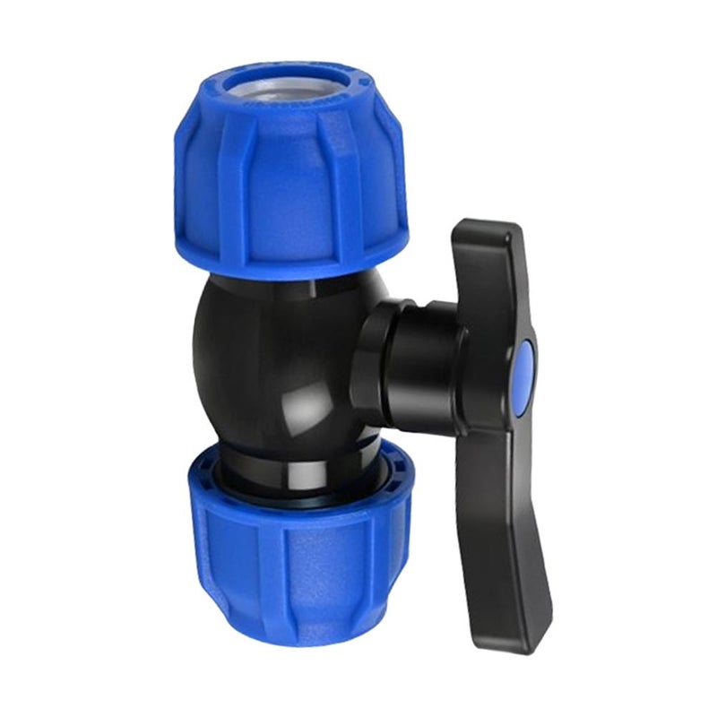 PE pipe quick-connect fittings, heat-free water pipe irrigation accessories, global valve switches - Image 1