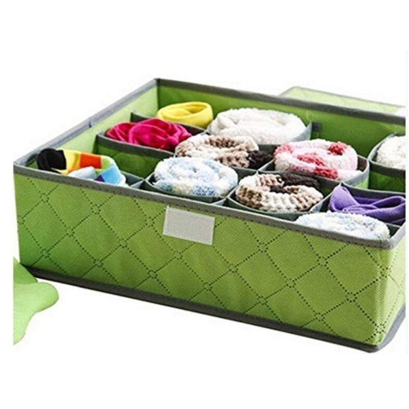 VUNEXO Storage Container Drawer Closet Foldable Storage BoxMakeup JewelryNeck Ties ScarvesSocks Bra Underwear Small Clothes Storage Drawer Organizer Multicolor - Image 3