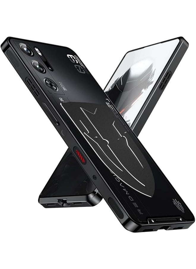 General - Compatible with Nubia Red Magic 9 Pro Red Magic 9 Pro Plus/9 Pro+ Case with Heat Dissipation and Anti Drop Function,Luxury Translucent Clear PC with Metal Cover - Image 1