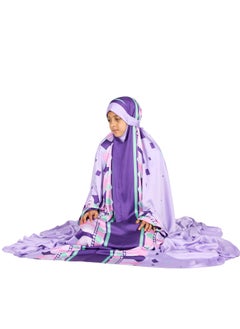 Sabr 'Divine Arches I' Kids Prayer Dress, Purple  - Image 2